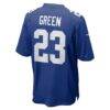Art Green New York Giants Nike Team Game Jersey - - Detail View