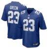 Art Green New York Giants Nike Team Game Jersey - - Front View