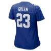 Art Green New York Giants Nike Women's Team Game Jersey - - Detail View