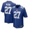 Tyler Nubin New York Giants Nike Team Game Jersey - - Front View