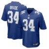 Beau Brade New York Giants Nike Team Game Jersey - - Front View