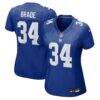 Beau Brade New York Giants Nike Women's Team Game Jersey - - Front View