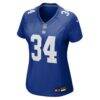 Beau Brade New York Giants Nike Women's Team Game Jersey - - Side View
