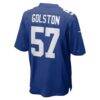 Chauncey Golston New York Giants Nike Team Game Jersey - - Detail View