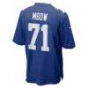 Marcus Mbow New York Giants Nike Team Game Jersey - - Detail View