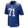 Marcus Mbow New York Giants Nike Team Game Jersey - - Side View