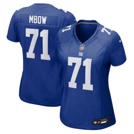 Marcus Mbow New York Giants Nike Women's Team Game Jersey - - Front View