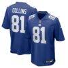 Beaux Collins New York Giants Nike Team Game Jersey - - Front View