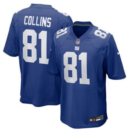 Beaux Collins New York Giants Nike Team Game Jersey - - Front View