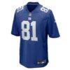 Beaux Collins New York Giants Nike Team Game Jersey - - Side View