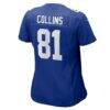 Beaux Collins New York Giants Nike Women's Team Game Jersey - - Detail View
