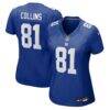 Beaux Collins New York Giants Nike Women's Team Game Jersey - - Front View