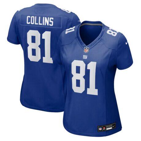 Beaux Collins New York Giants Nike Women's Team Game Jersey - - Front View