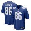 Thomas Fidone II New York Giants Nike Team Game Jersey - - Front View