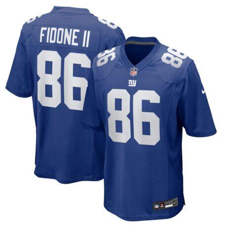Thomas Fidone II New York Giants Nike Team Game Jersey - - Front View