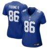 Thomas Fidone II New York Giants Nike Women's Team Game Jersey - - Front View