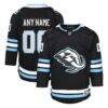 Utah Mammoth Youth Home Premier Custom Jersey - Black - Front View