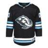 Utah Mammoth Youth Home Premier Custom Jersey - Black - Side View