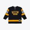David Pastrnak Boston Bruins Mitchell & Ness 2015 Power Play Jersey - Black - Front View