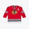 Bobby Hull Chicago Blackhawks Mitchell & Ness 1966 Power Play Jersey - Red - Front View