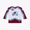 Patrick Roy Colorado Avalanche Mitchell & Ness 1995 Power Play Jersey - White - Front View