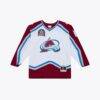 Joe Sakic Colorado Avalanche Mitchell & Ness 1995 Power Play Jersey - White - Front View