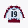 Joe Sakic Colorado Avalanche Mitchell & Ness 1995 Power Play Jersey - White - Side View