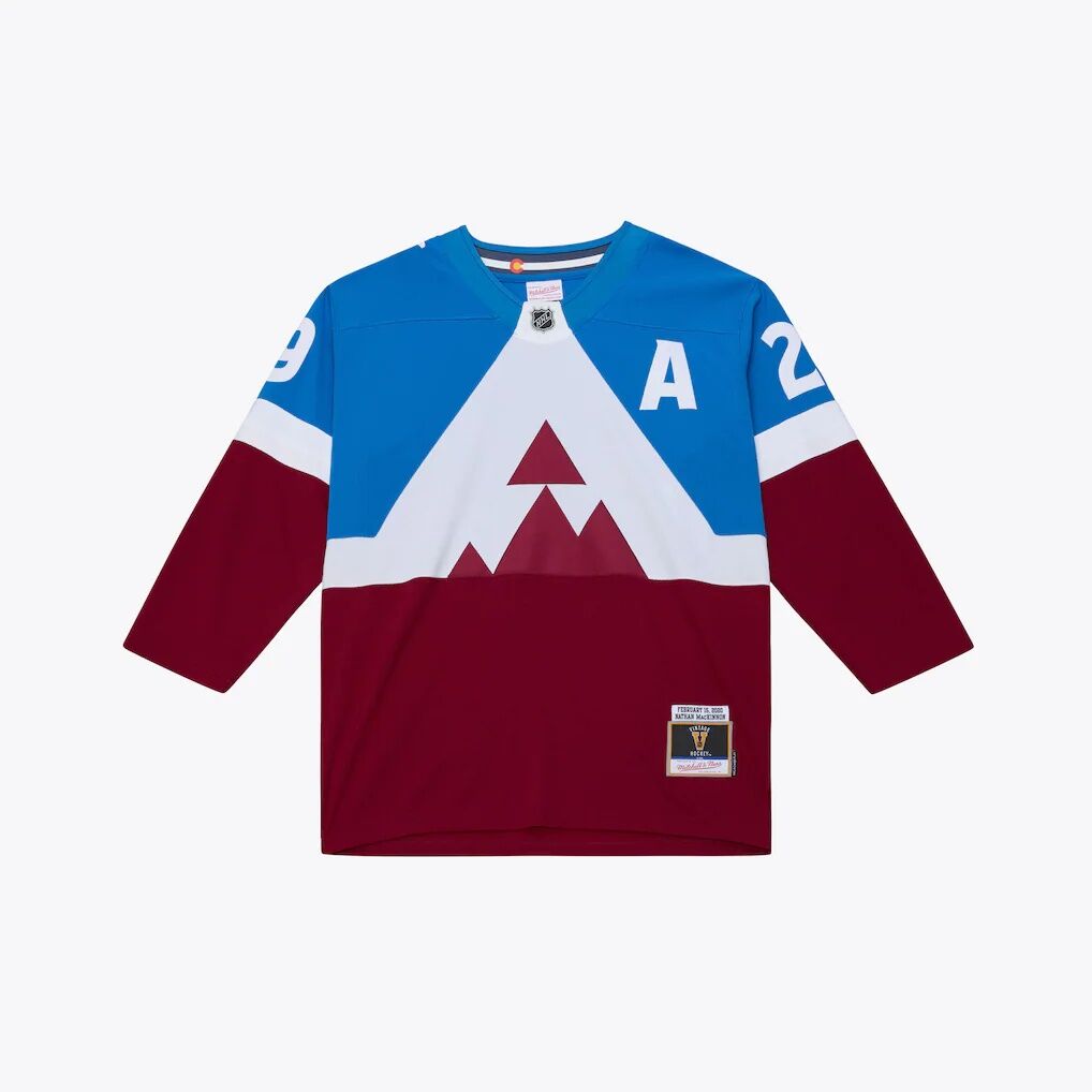 Nathan MacKinnon Colorado Avalanche Mitchell & Ness 2020 Power Play Jersey