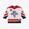 Ed Jovanovski Florida Panthers Mitchell & Ness 1996 Power Play Jersey - White - Front View
