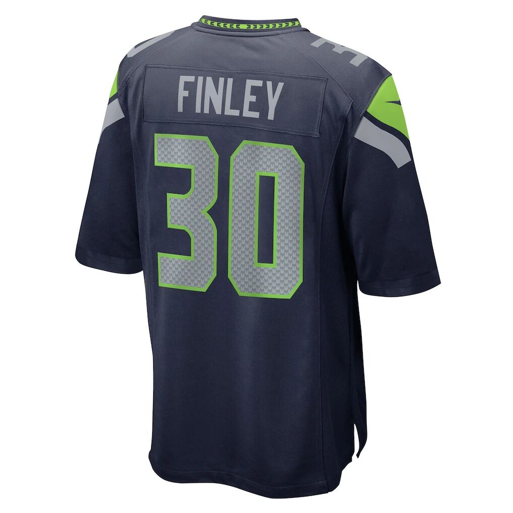 AJ Finley Seattle Seahawks Nike Team Game Jersey -  College Navy