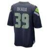Ty Okada Seattle Seahawks Nike Team Game Jersey - - Detail View