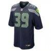 Ty Okada Seattle Seahawks Nike Team Game Jersey - - Side View