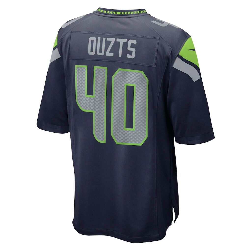 Robbie Ouzts Seattle Seahawks Nike Team Game Jersey -  College Navy