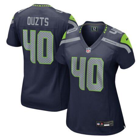 Robbie Ouzts Seattle Seahawks Nike Women's Team Game Jersey - - Front View