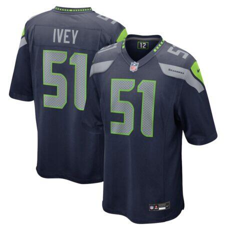 Jared Ivey Seattle Seahawks Nike Team Game Jersey - - Front View