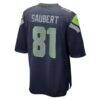 Eric Saubert Seattle Seahawks Nike Team Game Jersey - - Detail View