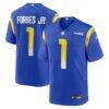 Emmanuel Forbes Jr. Los Angeles Rams Nike Team Game Jersey - - Front View