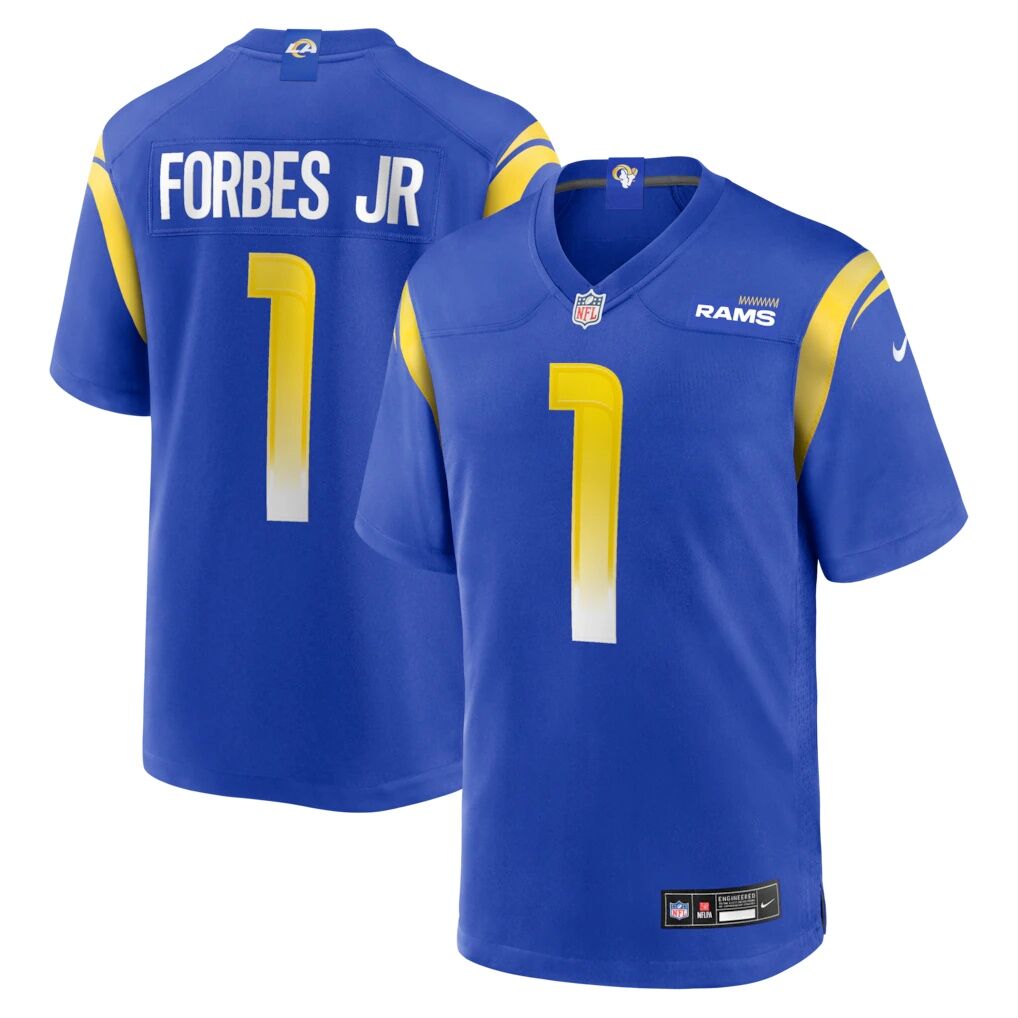 Emmanuel Forbes Jr. Los Angeles Rams Nike Team Game Jersey -  Royal