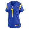 Emmanuel Forbes Jr. Los Angeles Rams Nike Women's Team Game Jersey - - Side View