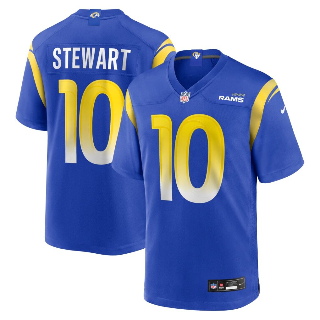 Josaiah Stewart Los Angeles Rams Nike Team Game Jersey -  Royal