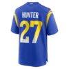 Jarquez Hunter Los Angeles Rams Nike Team Game Jersey - - Detail View