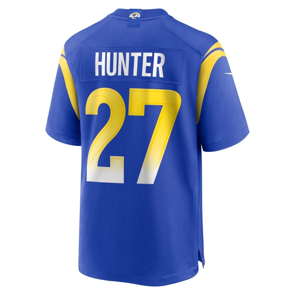 Jarquez Hunter Los Angeles Rams Nike Team Game Jersey -  Royal