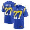 Jarquez Hunter Los Angeles Rams Nike Team Game Jersey - - Front View