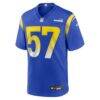 Ty Hamilton Los Angeles Rams Nike Team Game Jersey - - Side View