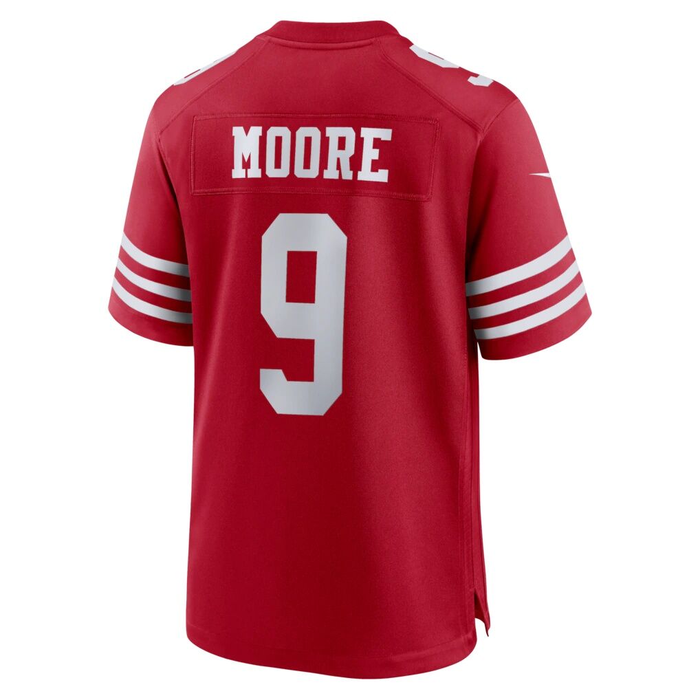 Skyy Moore San Francisco 49ers Nike Team Game Jersey -  Scarlet