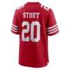 Upton Stout San Francisco 49ers Nike Team Game Jersey - - Detail View