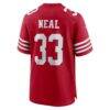 Siran Neal San Francisco 49ers Nike Team Game Jersey - - Detail View