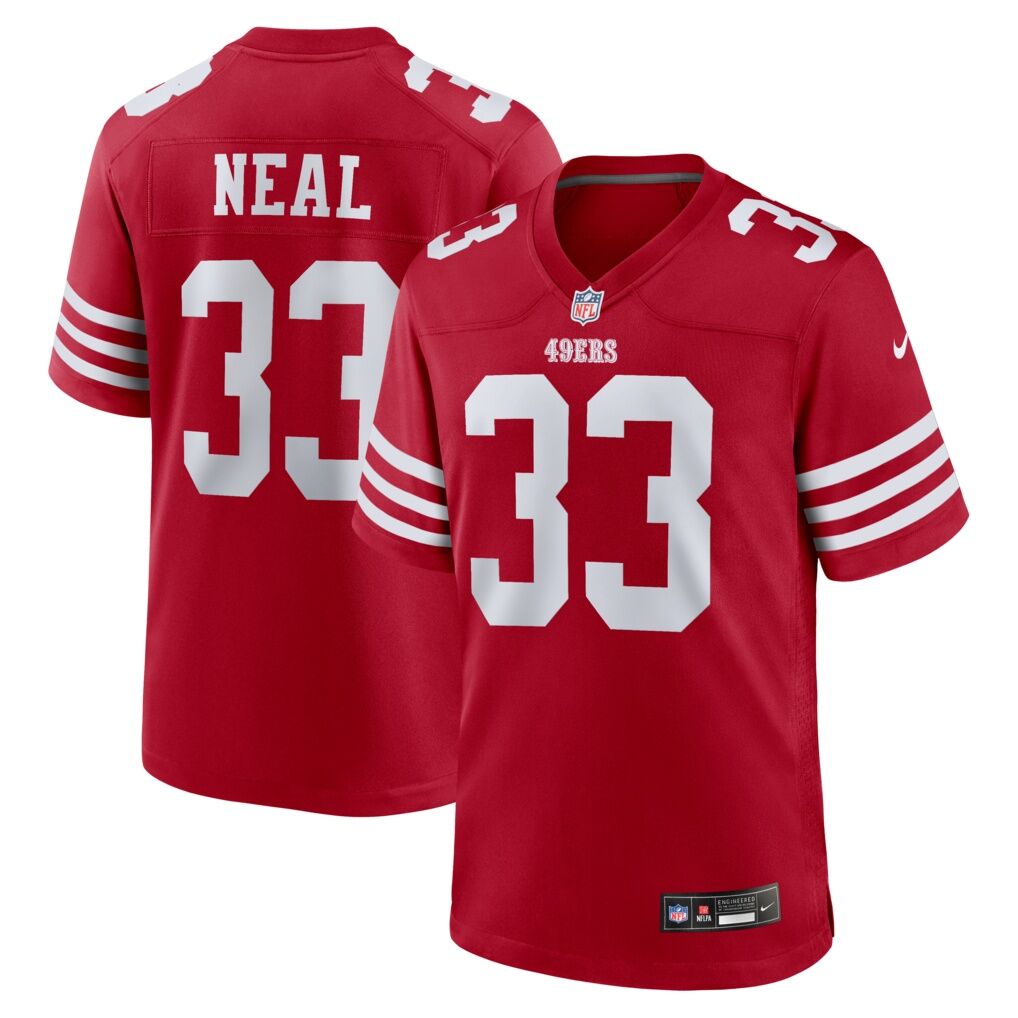 Siran Neal San Francisco 49ers Nike Team Game Jersey -  Scarlet