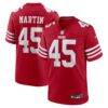 Nick Martin San Francisco 49ers Nike Team Game Jersey - - Front View