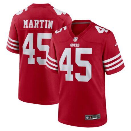 Nick Martin San Francisco 49ers Nike Team Game Jersey - - Front View